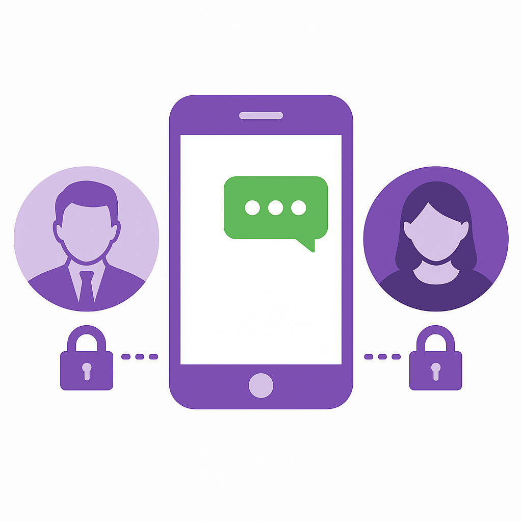 익명 연락 중계